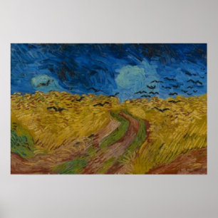 Poster Wheatfield avec Crows Vincent van Gogh
