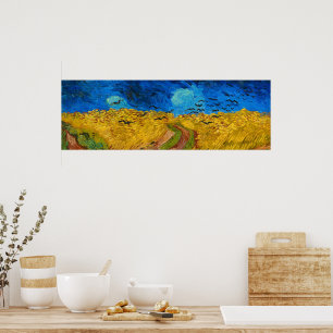 Poster Wheatfield with Crows by Vincent van Gogh