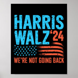 Poster Wheimer 2024 Election Kamala Harris Tim Waltz 2024