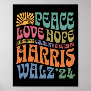 Poster Wheimer 2024 Peace Love Hope Kindness Equality Div