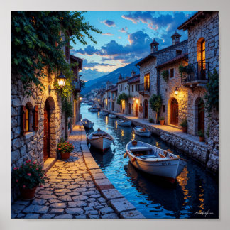 Poster Where the Alley Meets the Sea