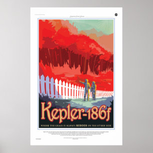 Poster Where the Grass is Always Redder on the Other Side