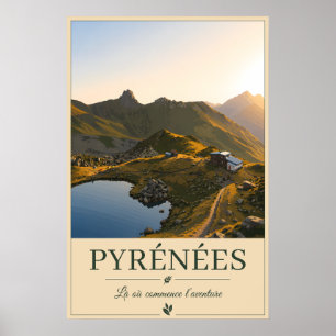 Poster Where the Mountains Welcome the Dawn – Pyrénées