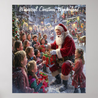 Poster Whimsical Christmas Wonderland