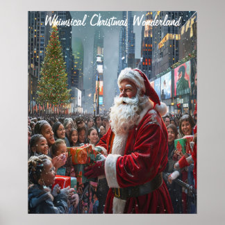 Poster Whimsical Christmas Wonderland