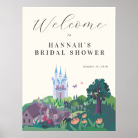 Whimsical Cinderella Castle Fête des mariées Bienv