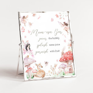 Poster Whimsical Little Fairy Baby shower Maman Osa Bar