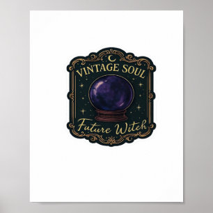 Poster Whimsigoth Imaginaire Forêts mystiques, lunes et m