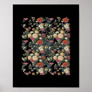 Poster Whimsigoth Old Victorian Floral Oil Peinture Class