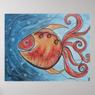 Poster Whimsy Fish II
