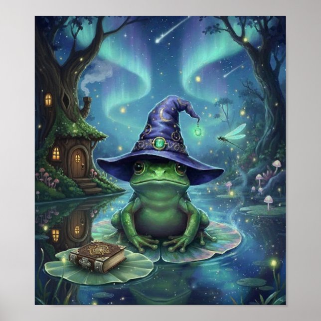Poster WhimsyFrogWizard (Devant)