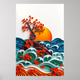 Poster Whimy dans le papier