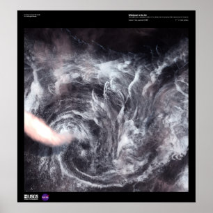 Poster Whirlpool dans l'air au large de la côte du Groenl