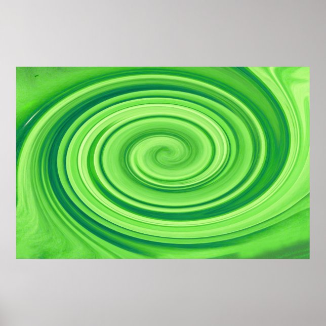Poster Whirlpool vert citron (Devant)
