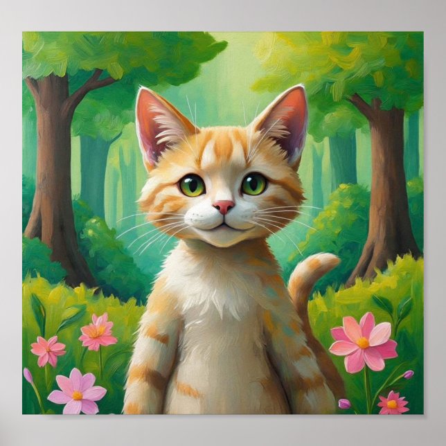 Poster WhiskersInBloom (Devant)