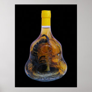 Poster Whiskey Cobra Snake Vs Scorpion ... Yadong Lao