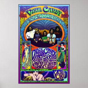 Poster Whiskey de sucrerie de vinyle