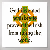 Whiskey Invité de Dieu - Citation irlandaise