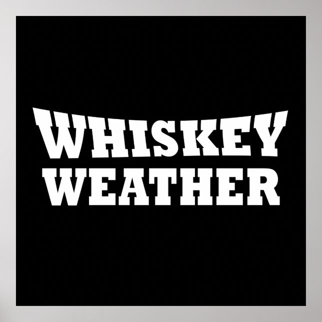 Poster whiskey lover citations amusantes (Devant)