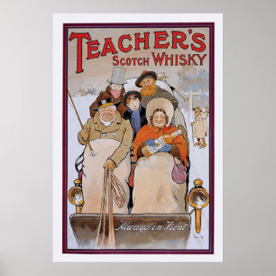 Poster Whisky écossais de l'enseignant