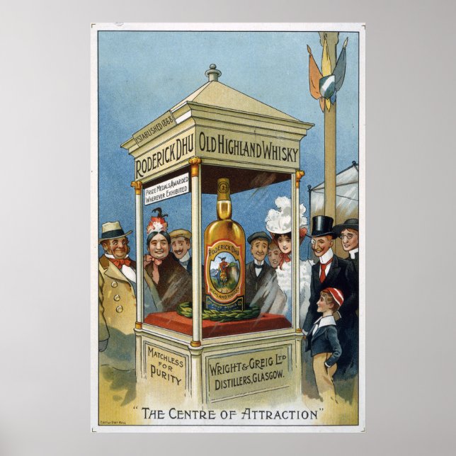 Poster Whisky Old Highland (Devant)