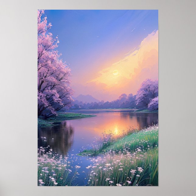 Poster Whispers du soir calme (Devant)