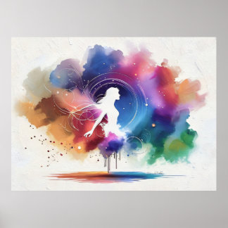 Poster Whispers d'une âme arc-en-ciel