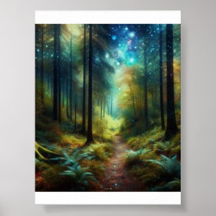 Poster "Whispers Forestiers Enchantés"