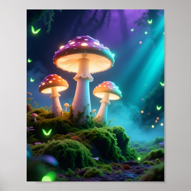 Poster Whispers of the Mushroom Moon (Devant)