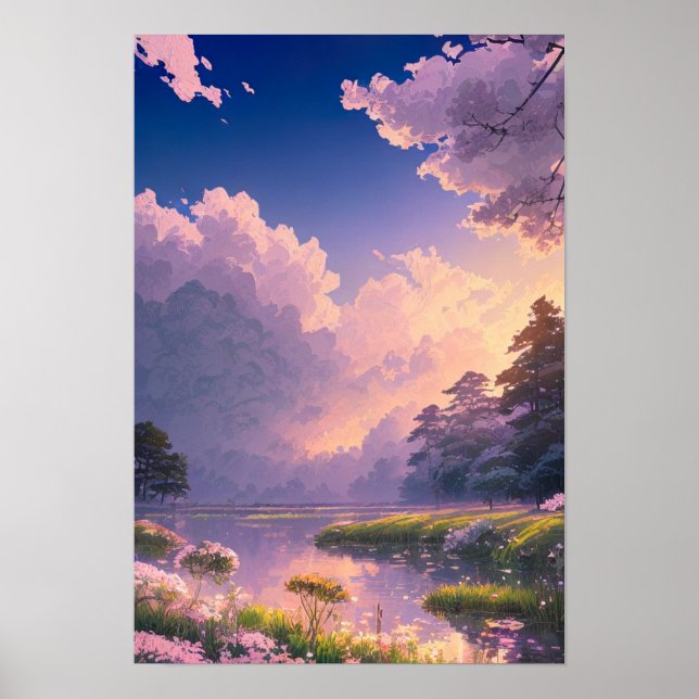 Poster Whispers of the Pink Twilight (Devant)