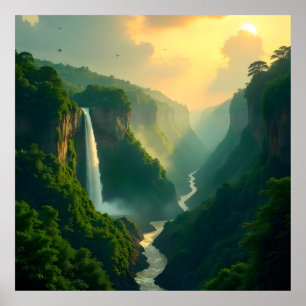 Poster "Whispers of the Valley : l’heure d’or de la natur