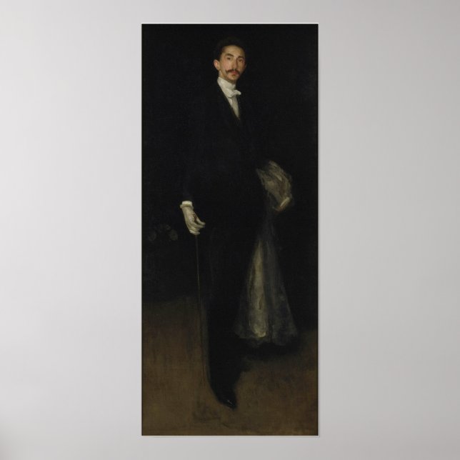 Poster Whistler - Arrangement En Noir Et Or (Devant)
