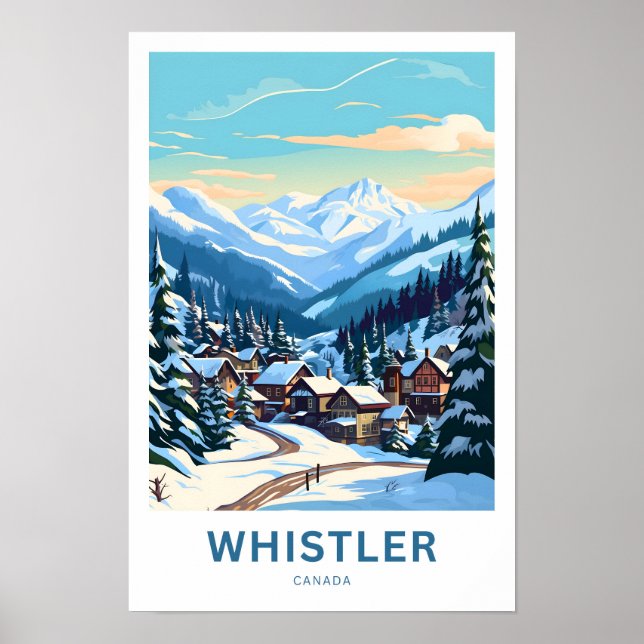 Poster Whistler Canada - Imprimer (Devant)