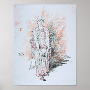 Poster Whistler - Étude Figure Dans Les Couleurs