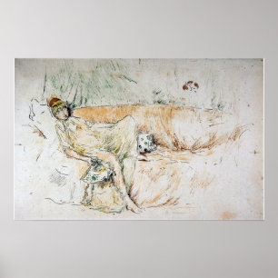 Poster Whistler - Figure drapée allongée