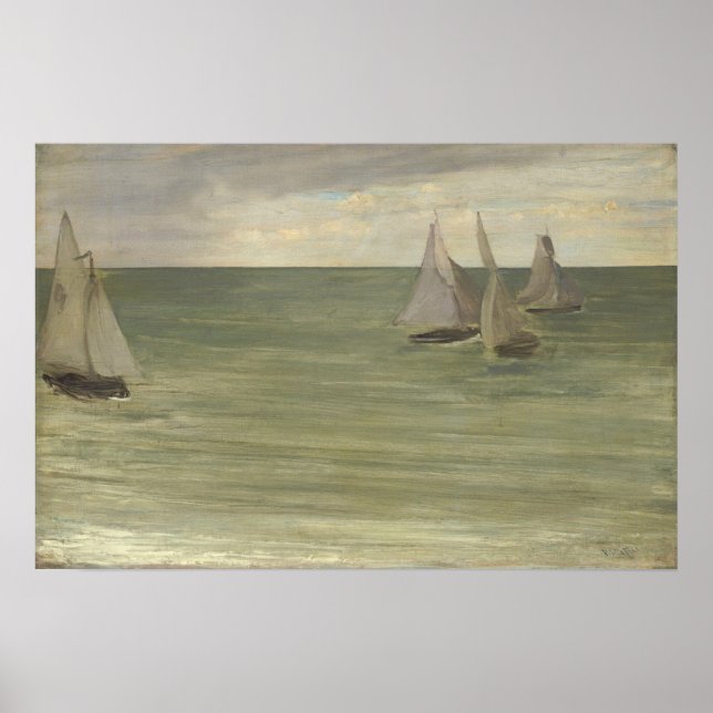Poster Whistler - Gris Et Vert La Mer D'Argent (Devant)