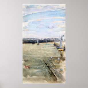 Poster Whistler - Scène Sur Le Mersey