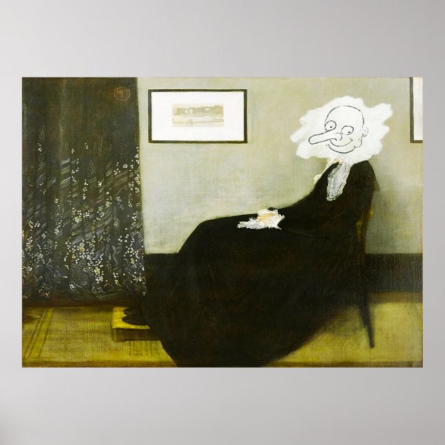 Poster Whistler style haricot maman (Devant)