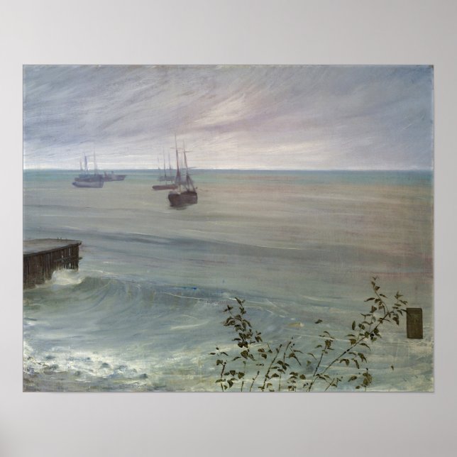 Poster Whistler - Symphonie En Gris Et Vert L'Océan (Devant)