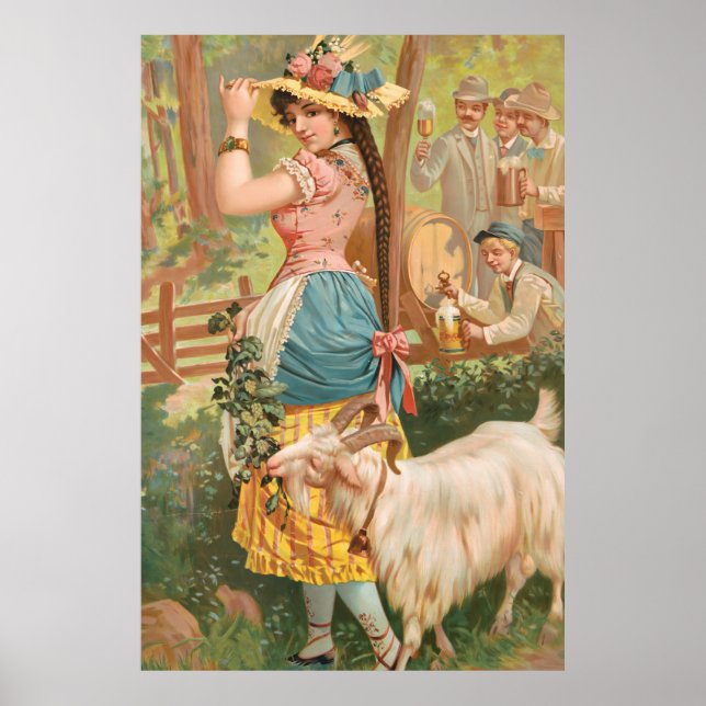 Poster White Bock (1889) par Henry Jerome Schile (Devant)