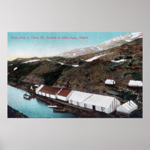 Poster White Pass & Yukon Railroad Train