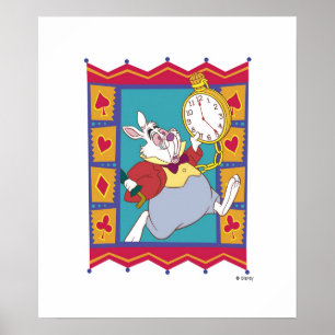 Poster White Rabbit in Suited Frame Disney