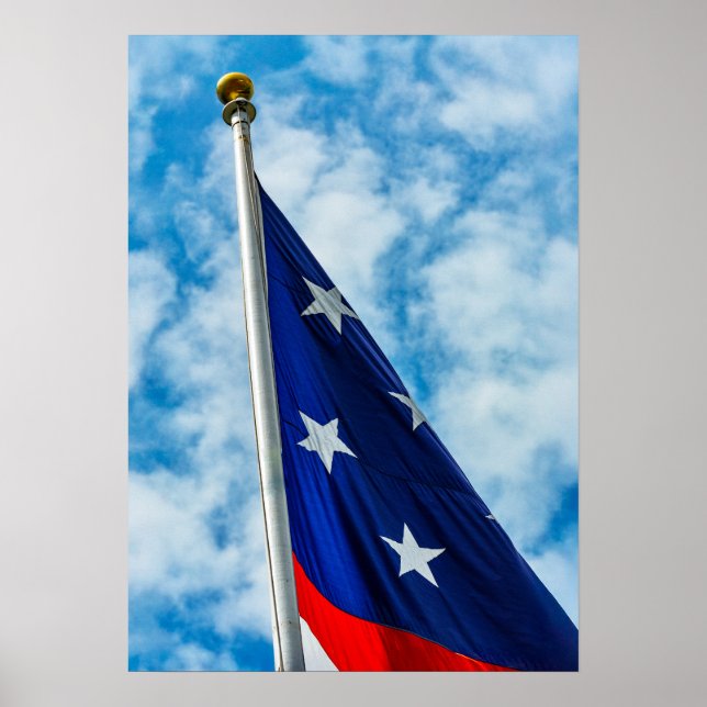 Poster White Stars (Devant)