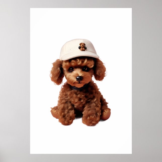 Poster White Teacup Poodle Folder (Devant)