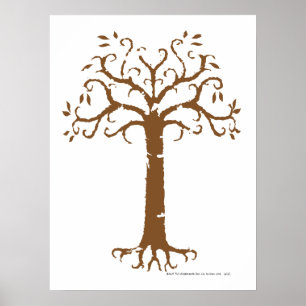 Poster White Tree of Gondor