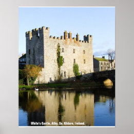 Poster White's Castle, Athy, Comté de Kildare, Irlande