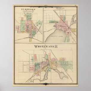 Poster Whitewater, Elkhorn et Genève