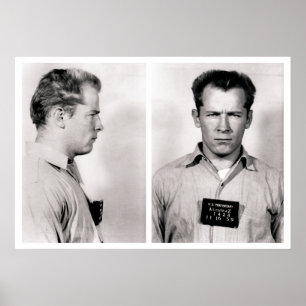 POSTER WHITEY BULGER ALCATRAZ MUGSHOT 1959