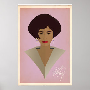 Poster Whitney Houston, conception d'impression d'icône m