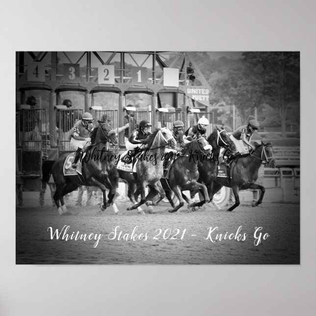 Poster Whitney Stakes - Saratoga 20121 - Knicks Go (Devant)